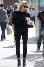 HAILEY BALDWIN Leaves Starbucks in New York 09/01/2017