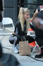 HAILEY BALDWIN on the Seof of a Photoshoot in New York 09/10/2017