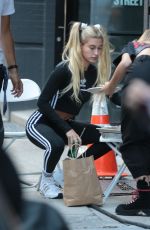 HAILEY BALDWIN on the Seof of a Photoshoot in New York 09/10/2017