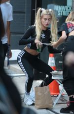 HAILEY BALDWIN on the Seof of a Photoshoot in New York 09/10/2017