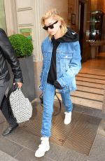 HAILEY BALDWIN Out and About at Milan Fashion Week 09/25/2017