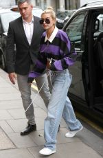 HAILEY BALDWIN Out and About in London 09/18/2017