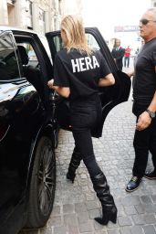 HAILEY BALDWIN Out and About in Milan 09/22/2017