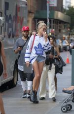 HAILEY BALDWIN Out and About in New York 09/05/2017