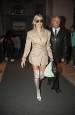 HAILEY BALDWIN Out at Milan Fashion Week 09/23/2017
