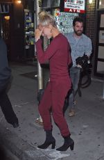 HAILEY BALDWIN Out for Dinner at Carbone in New York 09/12/2017