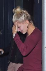 HAILEY BALDWIN Out for Dinner at Carbone in New York 09/12/2017