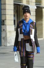 HAILEY BALDWIN Shopping at Cartier in Paris 09/27/2017