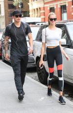 HAILEY CLAUSON and Julian Herrera Out in New York 09/12/2017