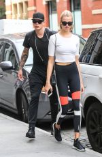 HAILEY CLAUSON and Julian Herrera Out in New York 09/12/2017