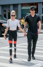 HAILEY CLAUSON and Julian Herrera Out in New York 09/12/2017