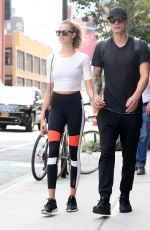 HAILEY CLAUSON and Julian Herrera Out in New York 09/12/2017