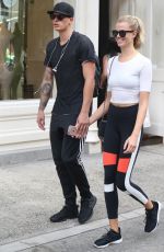 HAILEY CLAUSON and Julian Herrera Out in New York 09/12/2017