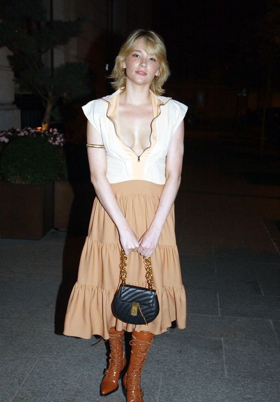 HALEY BENNETT Leaves Shangri-la Hotel in Paris 09/28/2017