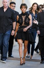 HALLE BERRY Arrives at Jimmy Kimmel Live in Los Angeles 09/21/2017