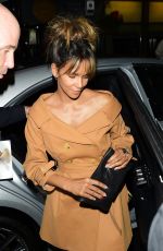 HALLE BERRY Arrives at Love Magazine x Miu Miu Party at London Fashion Week 09/18/2017