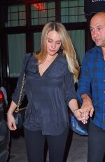 HANNAH DAVIS and Derek Jeter Out in New York 09/11/2017