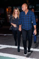 HANNAH DAVIS and Derek Jeter Out in New York 09/11/2017