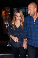 HANNAH DAVIS and Derek Jeter Out in New York 09/11/2017