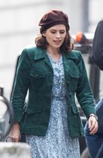 HAYLEY ATWELL and Ewan McGregor on the Set of Christopher Robin in Gravesend 09/03/2017