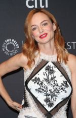 HEATHER GRAHAM at Paleyfest Fall TV Preview in Los Angeles 09/11/2017