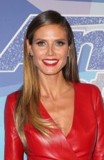 HEIDI KLUM at America’s Got Talent, Season 12 Final Week in Hollywood 09/19/2017