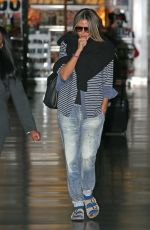 HEIDI KLUM at JFK Airport in New York 09/07/2017