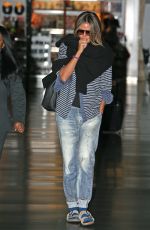 HEIDI KLUM at JFK Airport in New York 09/07/2017