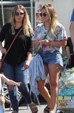 HILARY and HAYLIE DUFF Out in Studio City 09/10/2017