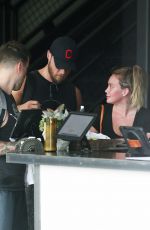 HILARY DUFF and Jason Walsh at a Gym in West Hollywood 09/03/2017