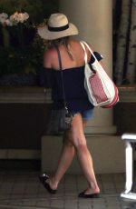 HILARY DUFF Arrives at Four Seasons Hotel in Beverly Hills 09/09/2017