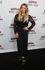 HILARY DUFF at Hand in Hand: A Benefit for Hurricane Relief in Los Angeles 09/12/2017