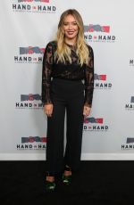 HILARY DUFF at Hand in Hand: A Benefit for Hurricane Relief in Los Angeles 09/12/2017