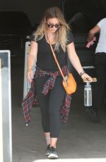 HILARY DUFF Heading to a Gym in Los Angeles 09/02/2017