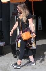 HILARY DUFF Heading to a Gym in Los Angeles 09/02/2017