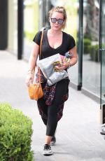 HILARY DUFF Heading to a Gym in Los Angeles 09/02/2017