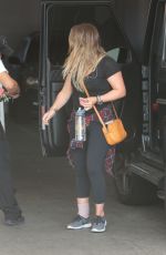 HILARY DUFF Heading to a Gym in Los Angeles 09/02/2017