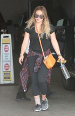 HILARY DUFF Heading to a Gym in Los Angeles 09/02/2017