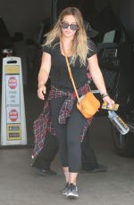 HILARY DUFF Heading to a Gym in Los Angeles 09/02/2017