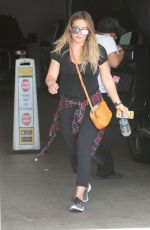 HILARY DUFF Heading to a Gym in Los Angeles 09/02/2017