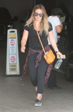 HILARY DUFF Heading to a Gym in Los Angeles 09/02/2017
