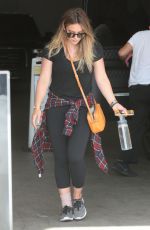 HILARY DUFF Heading to a Gym in Los Angeles 09/02/2017