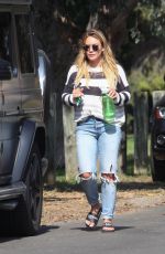 HILARY DUFF in Jeans Out in Los Angeles 09/09/2017