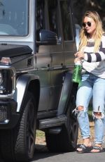 HILARY DUFF in Jeans Out in Los Angeles 09/09/2017