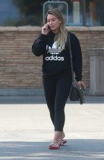HILARY DUFF Leaves a Grocery Store in Studio City 09/08/2017