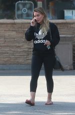 HILARY DUFF Leaves a Grocery Store in Studio City 09/08/2017