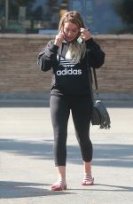 HILARY DUFF Leaves a Grocery Store in Studio City 09/08/2017