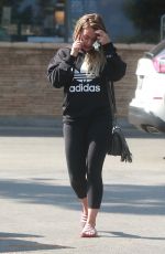 HILARY DUFF Leaves a Grocery Store in Studio City 09/08/2017