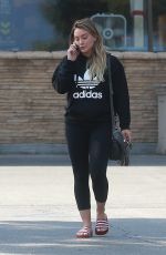 HILARY DUFF Leaves a Grocery Store in Studio City 09/08/2017