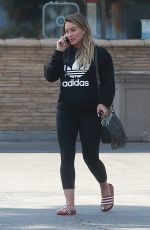 HILARY DUFF Leaves a Grocery Store in Studio City 09/08/2017